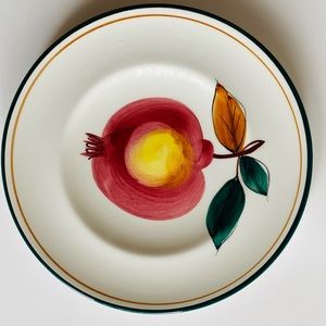 crate barrel plates fruit wooden box